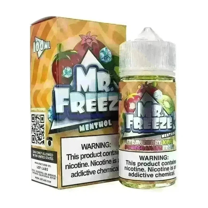 Mr. Freeze - Strawberry Kiwi Pom Frost Ejuice - 100ml - E-Juice Steals