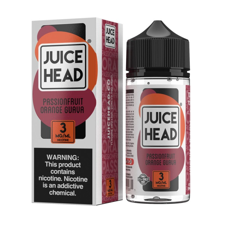 JUICE HEAD E-LIQUID PASSIONFRUIT ORANGE GUAVA - 100ML