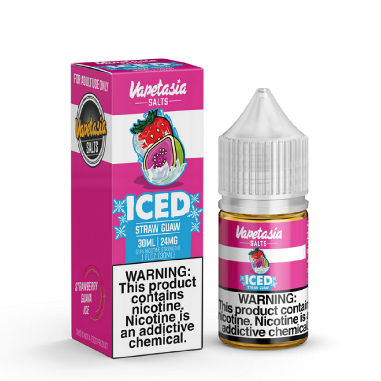 SALE! VAPETASIA SALTS - STRAW GUAW ICE - 30ML