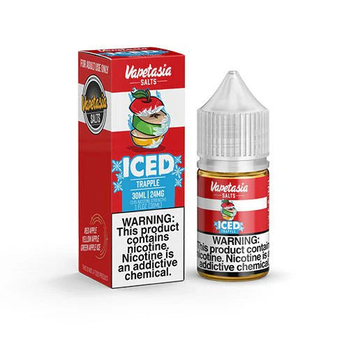 SALE! VAPETASIA SALTS - TRAPPLE ICE - 30ML