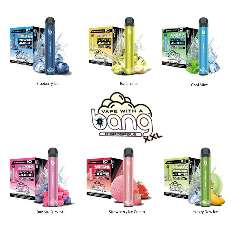 Bang XXL is bang vapes Disposable provides 2000 PUFFS E Juice Steals