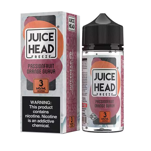 JUICE HEAD E-LIQUID PASSIONFRUIT ORANGE GUAVA FREEZE - 100ML